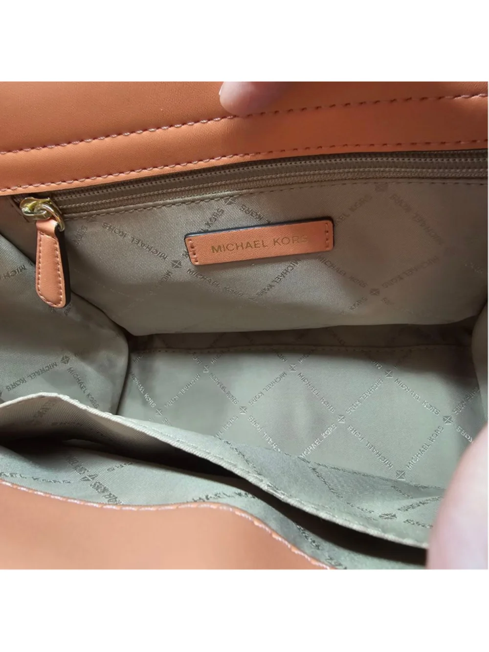 Michael Kors Tri-Color Leather Satchel Crossbody Bag